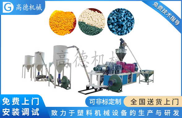 SJSZ80錐形雙螺桿造粒線